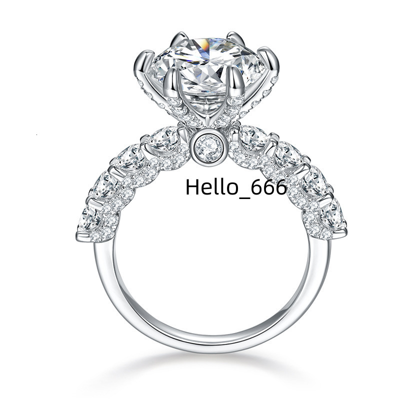 Ruizuan Custom Vintage Ladies 3ct Moissanite Wedding Engagement Rings Certified Wholesale Supplier Jewelry Gift