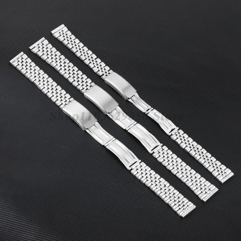 12mm 14mm 16mm 18mm 20mm 22mm Stainless Steel Straps for Seiko Bracelet for Watchband Curved End Men Women Universal Belt 250723