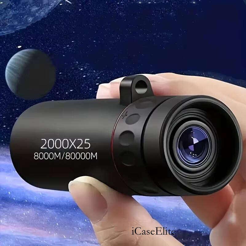 2000X25 HD Magnification Monocular 3.6In High Power Portable Single Tube Telescope