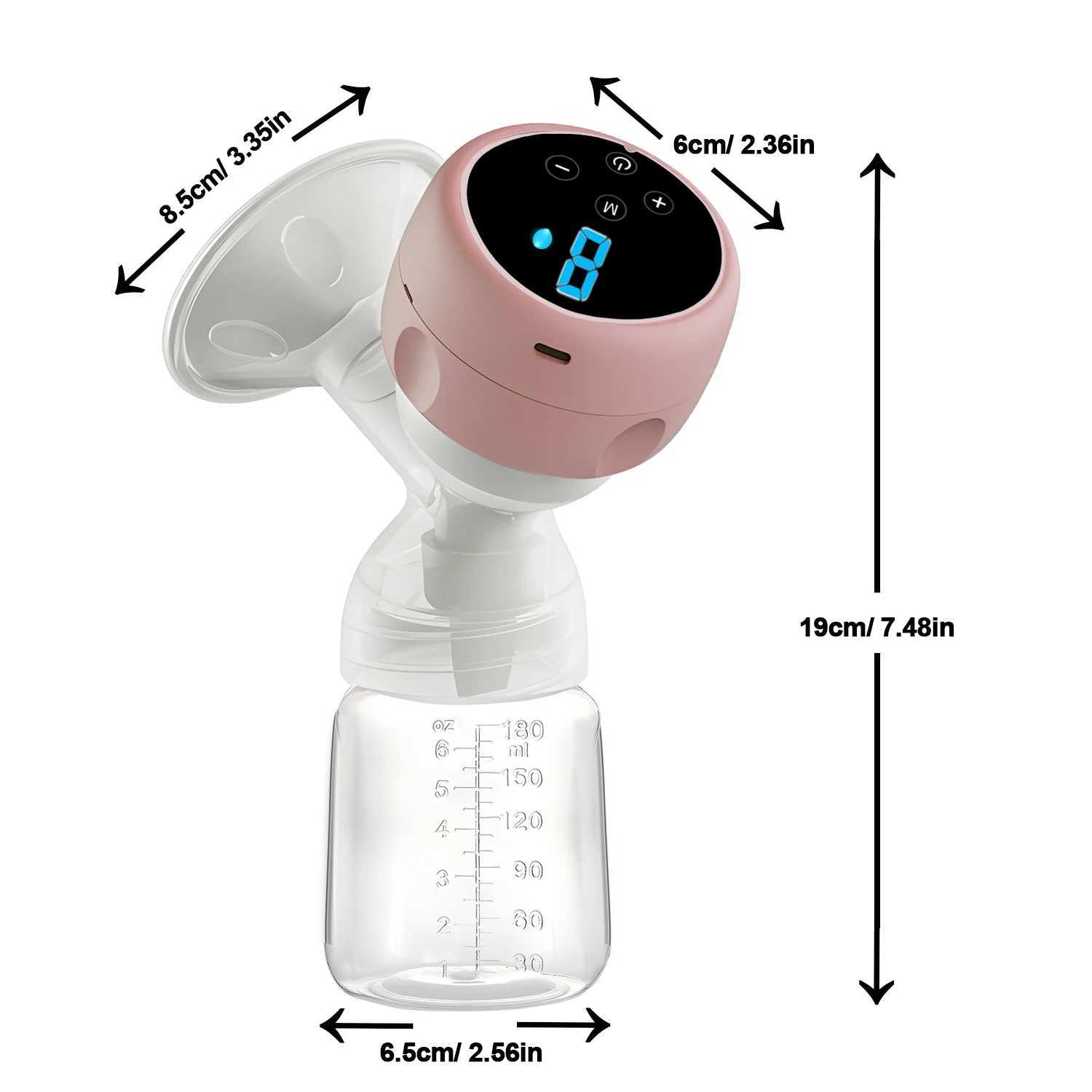Electric Breast Pump Intelligent Integrated High Suction Breast Pump Breast Milk Postpartum Portable Painless USB Rechargeable X250724