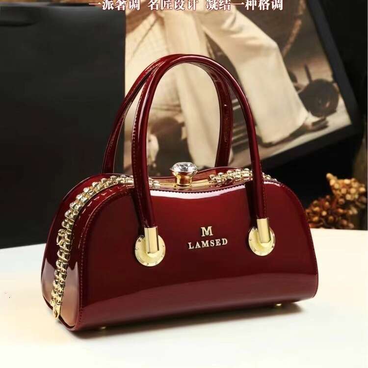 Designer Luxury Evening Diamond New Handbag Diamond-Encrusted High-Quality Glossy Clip Best-Selling Evening Party Bag