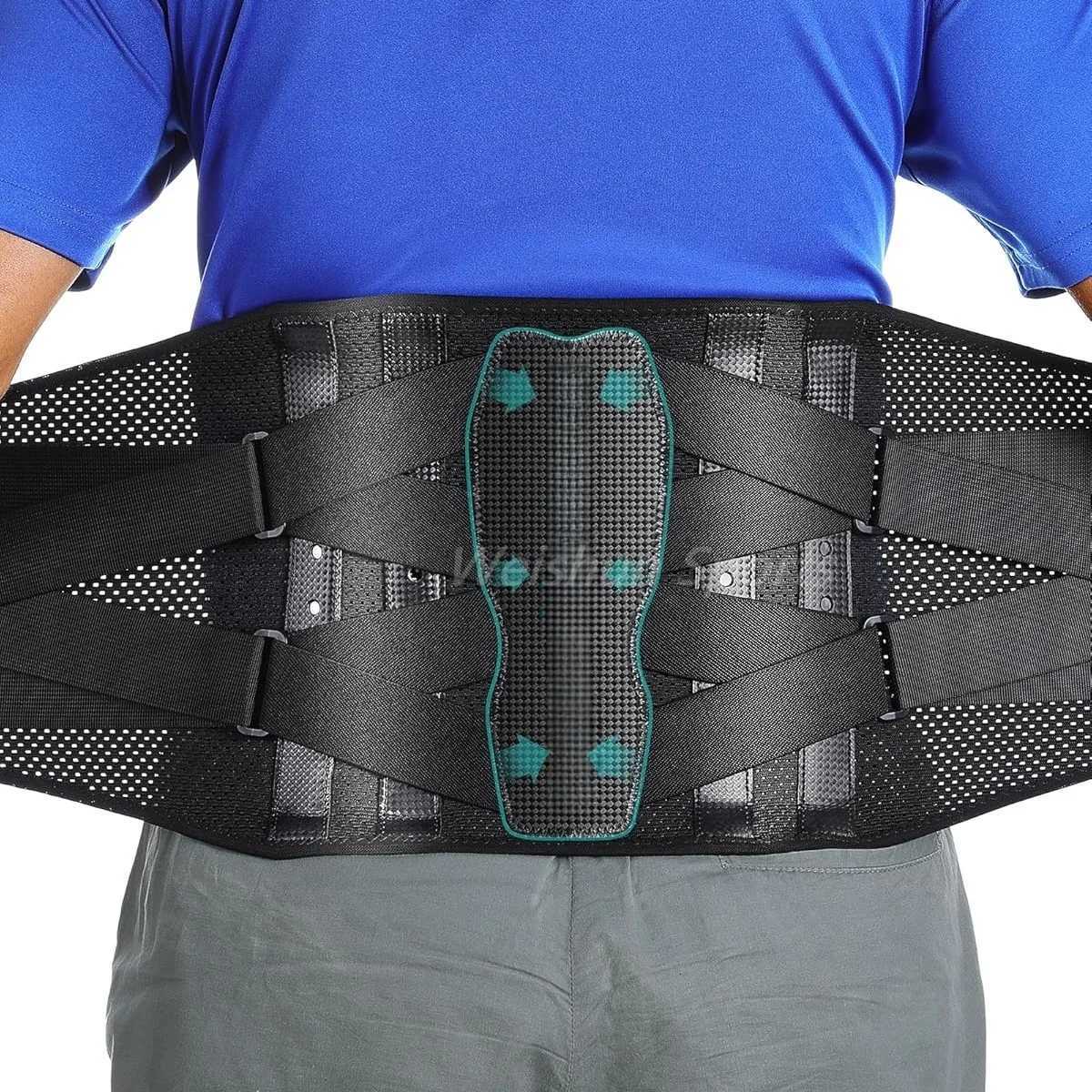 Lumbar Support Belt for Lower Back Pain Breathable Waist Support Brace with Carbon Fiber Support for Home Work Lifting W250724