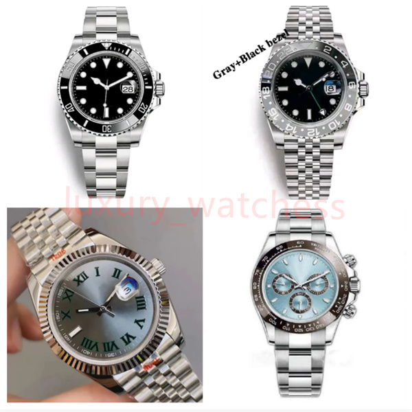 NEW Jubilee Automatic Mechanical Wimbledon Dial 41MM Size Mens Watch Stainless Steel luted Bezel Sapphire Glass