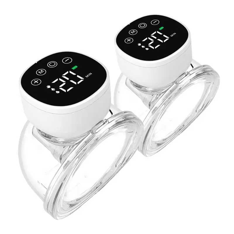 New Upgrades Wearable Breast Pump Hands Free Electric Portable Wearable Breast Pumps BPA-Free Breastfeeding Milk Collector X250724