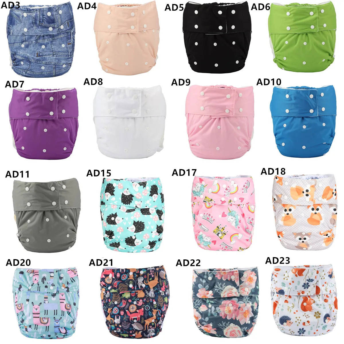 1 Teen Adult Cloth Diaper Nappy Pocket Incontinence Waterproof Reusable Leg Gussets Insert ABDL Age Play Costumes 250724