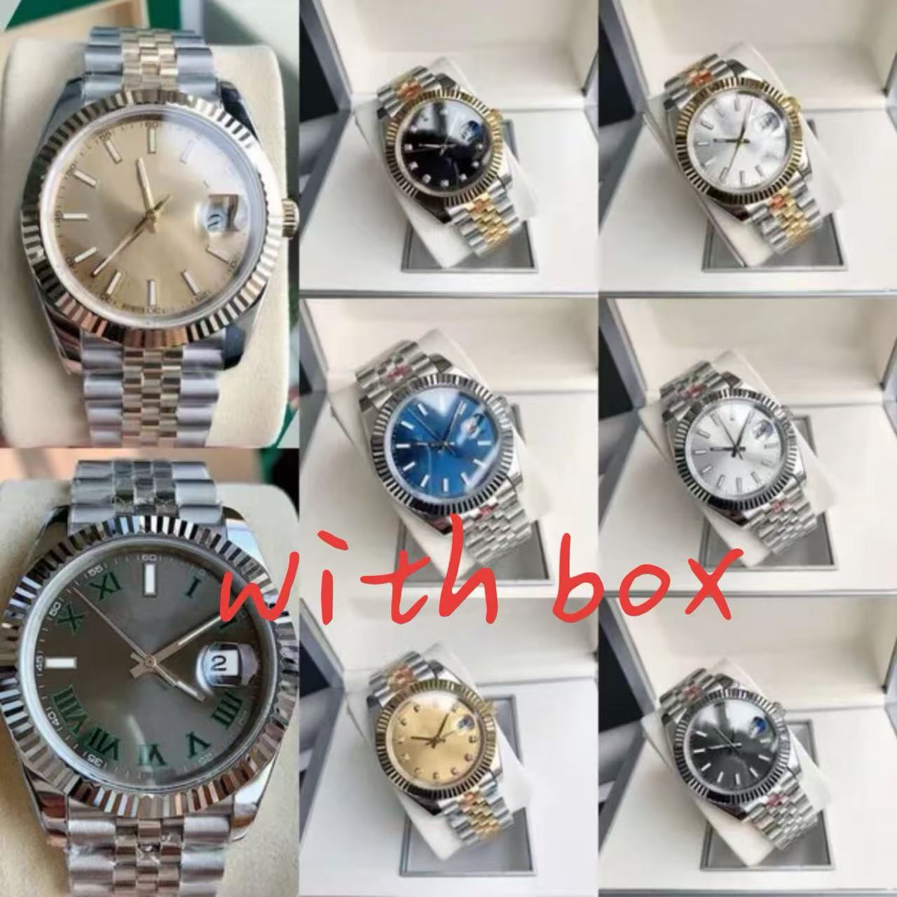 Luxury men watch 41mm 36mm diamond watches women 31mm size mechanical Fashion Wristwatches Stainless steel waterproof gold Orologio di Lusso montre