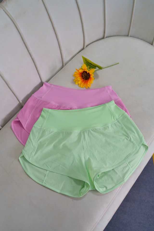 Woman Zipped Running Shorts High Waist Tennis Skirt Comfort Athletic Shorts Oner Active Yoga Pant Sport Shorts Cycling Shorts XJ250724
