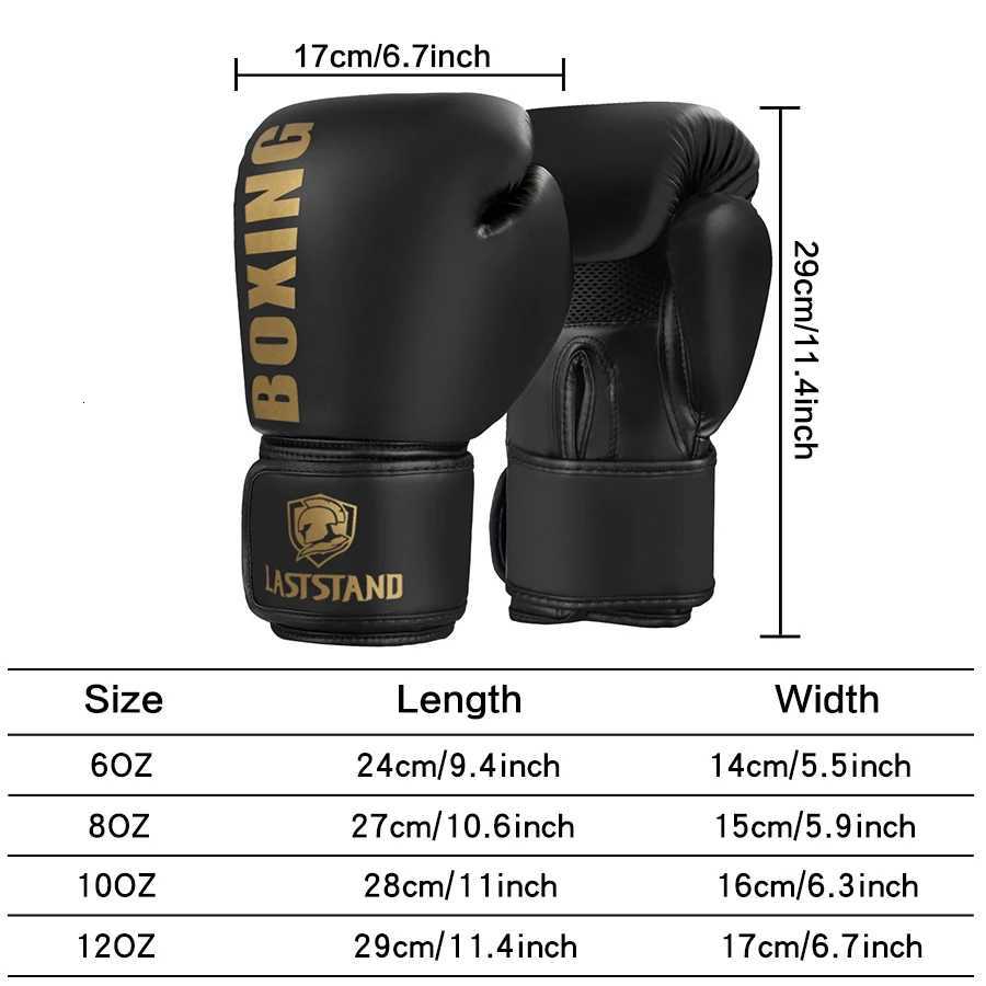 6/8/10/12oz Boxing Gloves PU Breathable Kids Adult Professional Sanda Muay Thai Fighting Gloves Taekwondo Punching Gloves Z250723