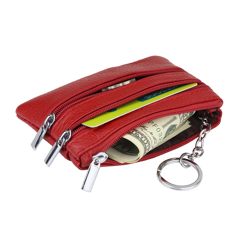 Free Shipping Designer Bag, First Layer Cowhide Key Box, European And American Coin Wallet, Bus Card Holder, Portable Credit Card Holder