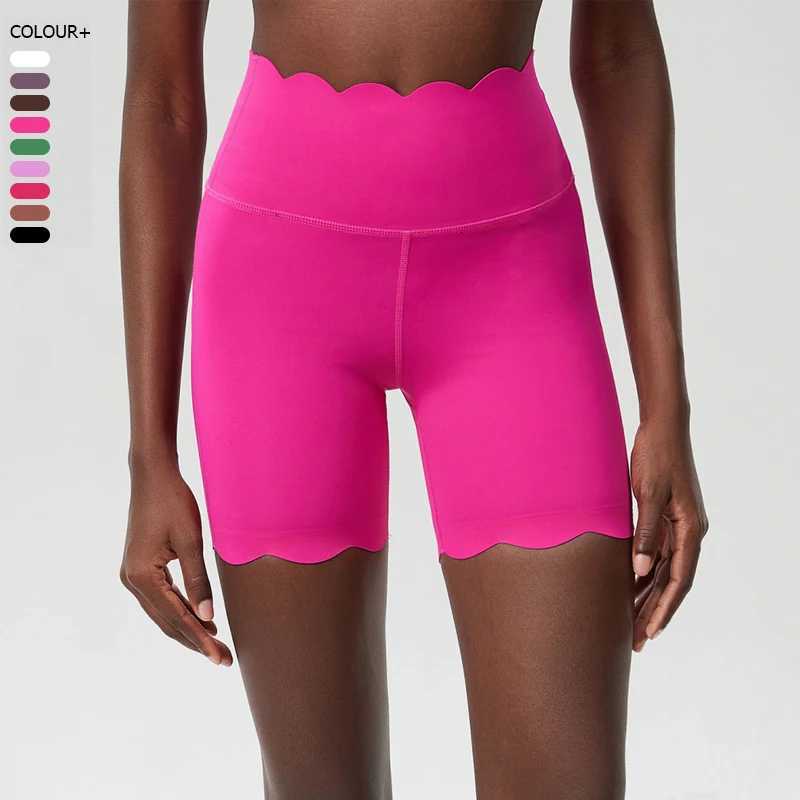 Summer Yoga Shorts Women Solid Color Outdoor Running Shorts Breathable Chuitz Dry Gym Leggings Female Close Fit Finess Tightsh XJ250724