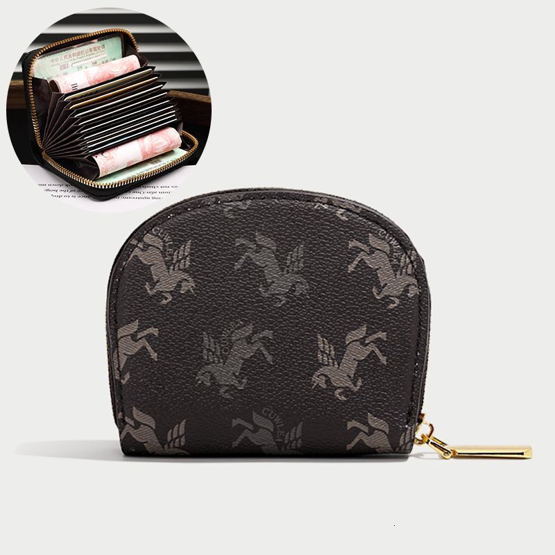 Free shipping designer luxury Internet Celebrity Unicorn Pattern Series New Fashion Small Card Holder Multi-Card Slot Large Capacity Driver's Lic