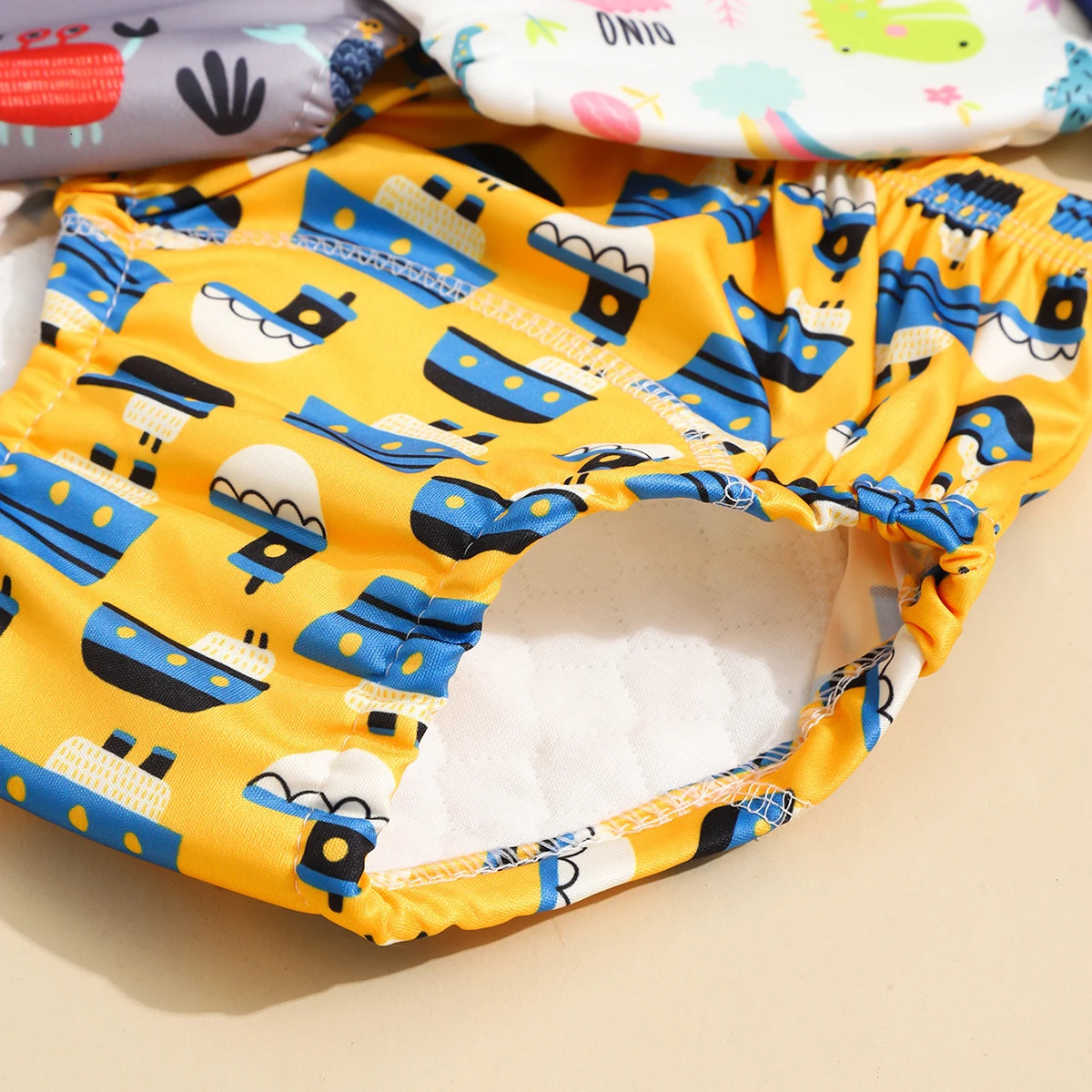 Baby Cotton Training Pants Panties Waterproof Cloth Diapers Reusable Toddler Nappies Underwear 250724