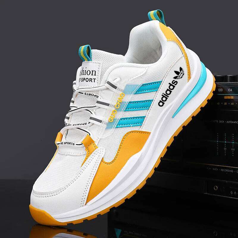 Running Walking Knit Fashion Breathable Sport Athletic Lightweight Men Sneakers Casual Shoes
