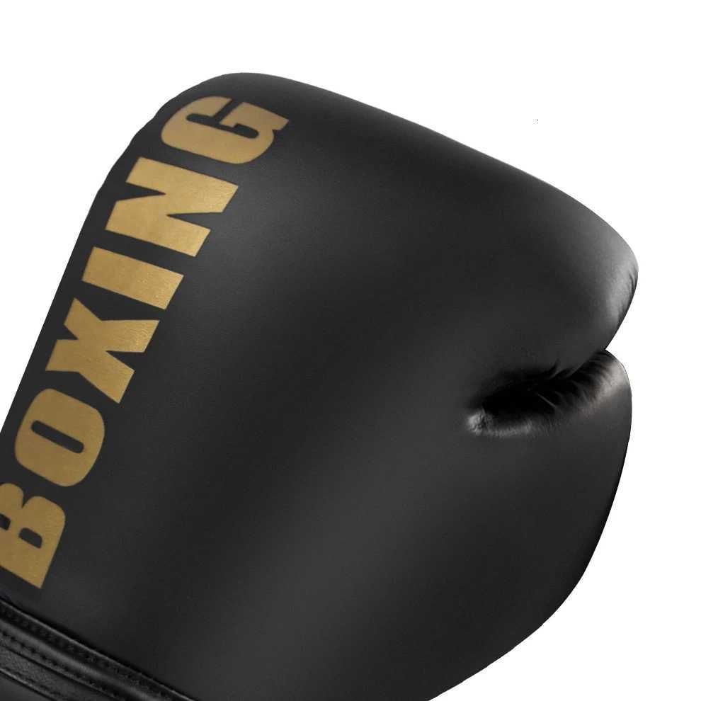 6/8/10/12oz Boxing Gloves PU Breathable Kids Adult Professional Sanda Muay Thai Fighting Gloves Taekwondo Punching Gloves Z250723