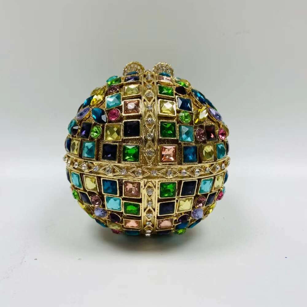 Designer Luxury Evening Diamond Evening Mini Spherical Chain Bag Fashion Handbag for Women