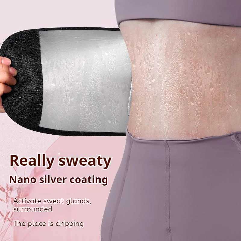 Waist Trimmer Belt for Women Sauna Sweat Slimming Adjustable Fitness Workout Abdominal Fat Burner Posture Support Home G W250724