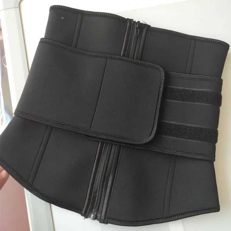 Plus Size Abdominal Belt High Compression Zipper Neoprene Waist Cincher Corset Underbust Body Shapewear Sweat Waist W250724