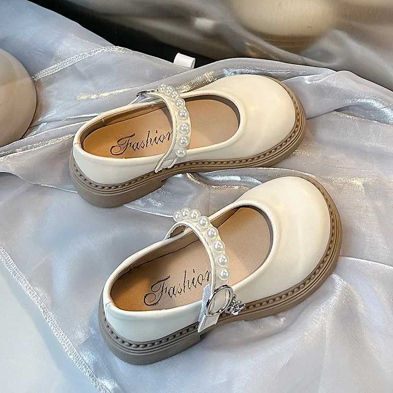 Girls Leather Shoes Round Toes Kids Princess Shoes Soft Sole Comfortable 2025 Brand New Children Performance Shoes Mary Janes XJ250724