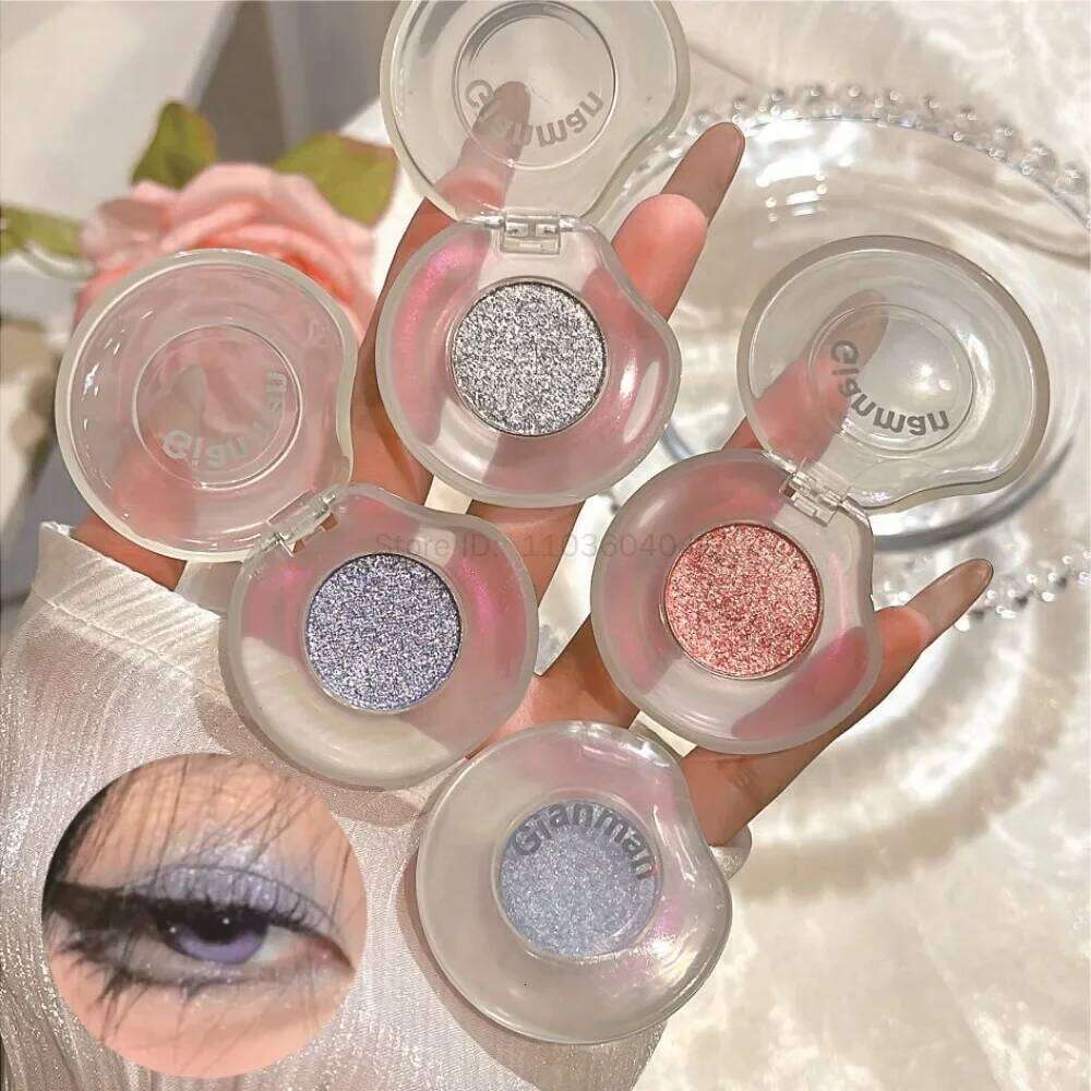 Dia Monochrome Highlighter Contouring Palette Fine Flash Brighten Eyeshadow Orange Sier Natural Eye Shadow Makeup Cosmetic X250723 X2
