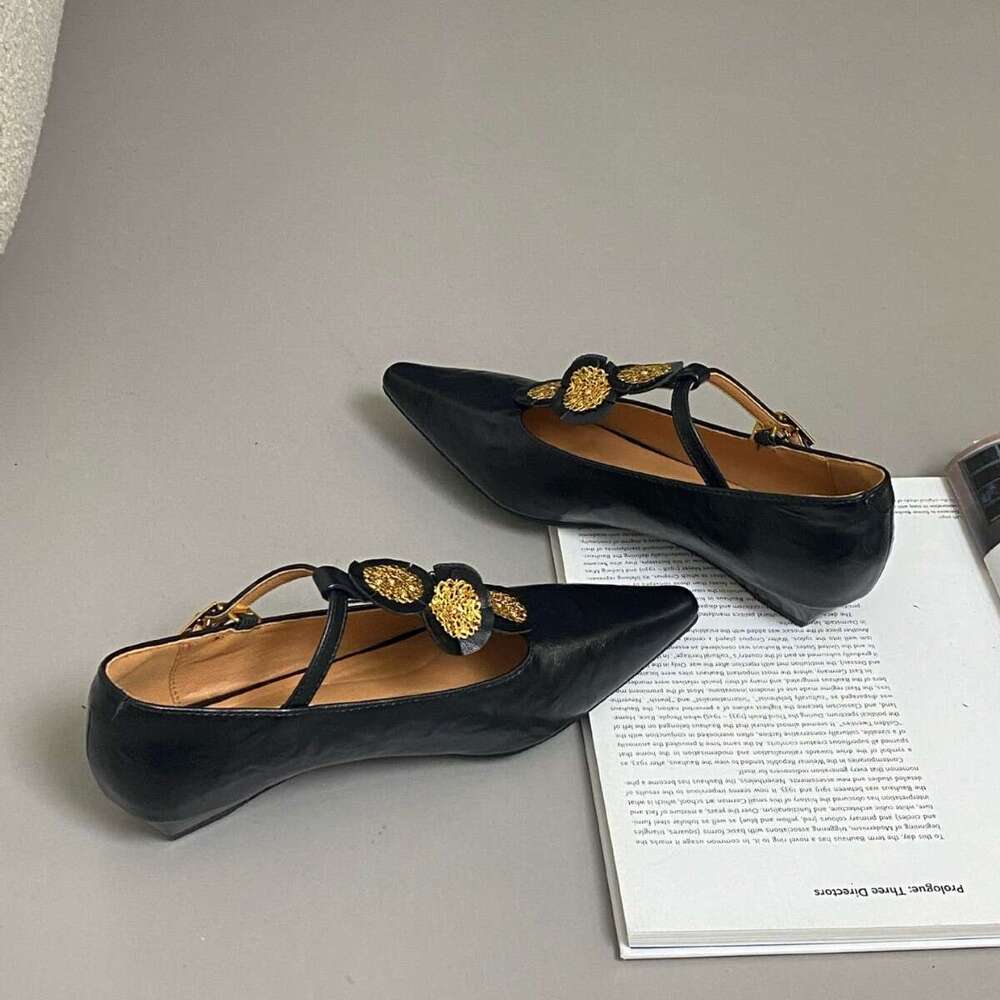 2025 Spring Women's Single Niche Korean Style, Brown Chunky Heel Fashion Work Shoes, Soft Sole, Comfortable