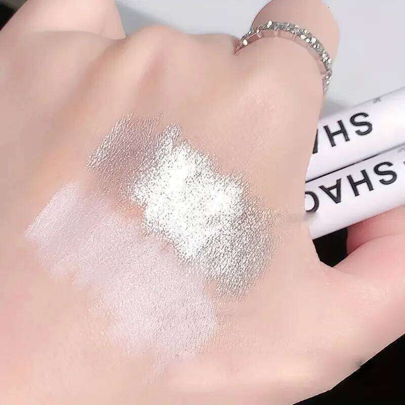 Highlighter Gloss Pencil Double End Beads Bright Flash Stick Anti Sweat Long High Color Eyeshadow Makeup X250723 X250724