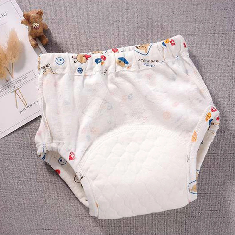 6 Layer Waterproof Reusable Cotton Baby Training Pants Infant Shorts Underwear Cloth Diapers Nappies Panties Nappy Changing 250724