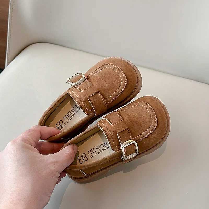 Girls Flats Spring Fall Shallow Lazy Loafers Shoes for Kids Girl Comfortable Soft Suede Sneaker Casual School Shoes Child I02111 XJ250724
