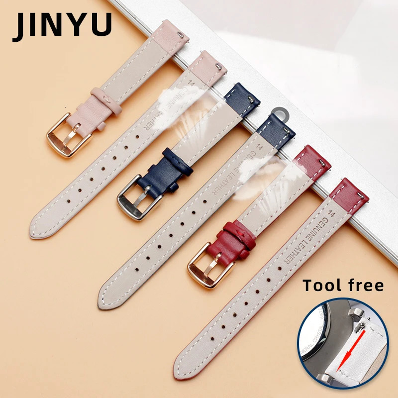 12mm 14mm 16mm 18mm 20mm Men Women cowhide Watch Band For Watch Strap Bracelet Accessories 250723