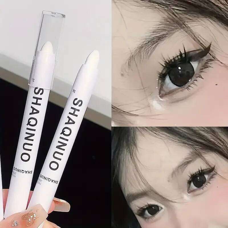 Highlighter Gloss Pencil Double End Beads Bright Flash Stick Anti Sweat Long High Color Eyeshadow Makeup X250723 X250724