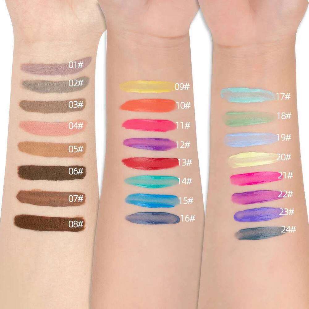 Matte Liquid Eyeshadow Cream Smooth Nude Makeup Long Lasting Waterproof Eye Shdaow Stick Blush Dual pose Contour Shadow X250724