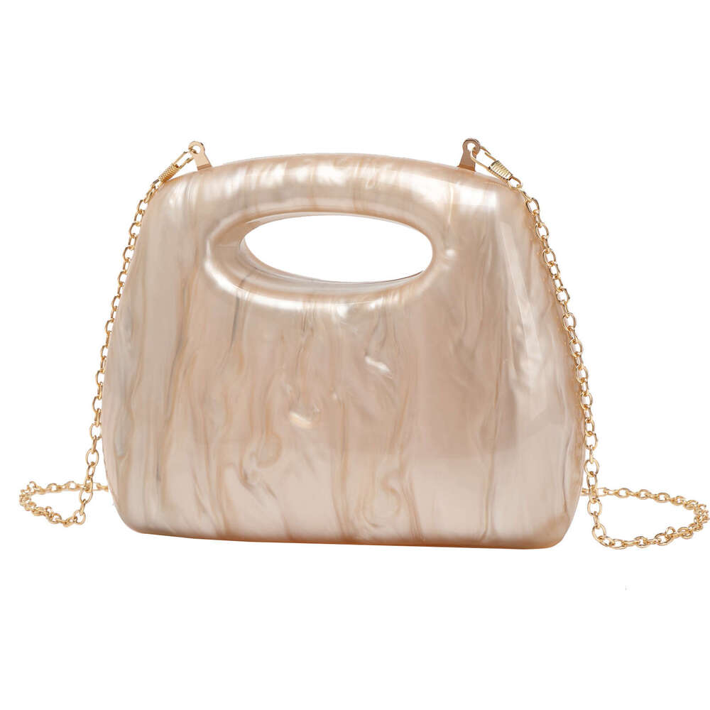 Designer Luxury Evening Diamond New Women's Marble Fashionable Elegant Evening Clutch Chain Shoulder Bag
