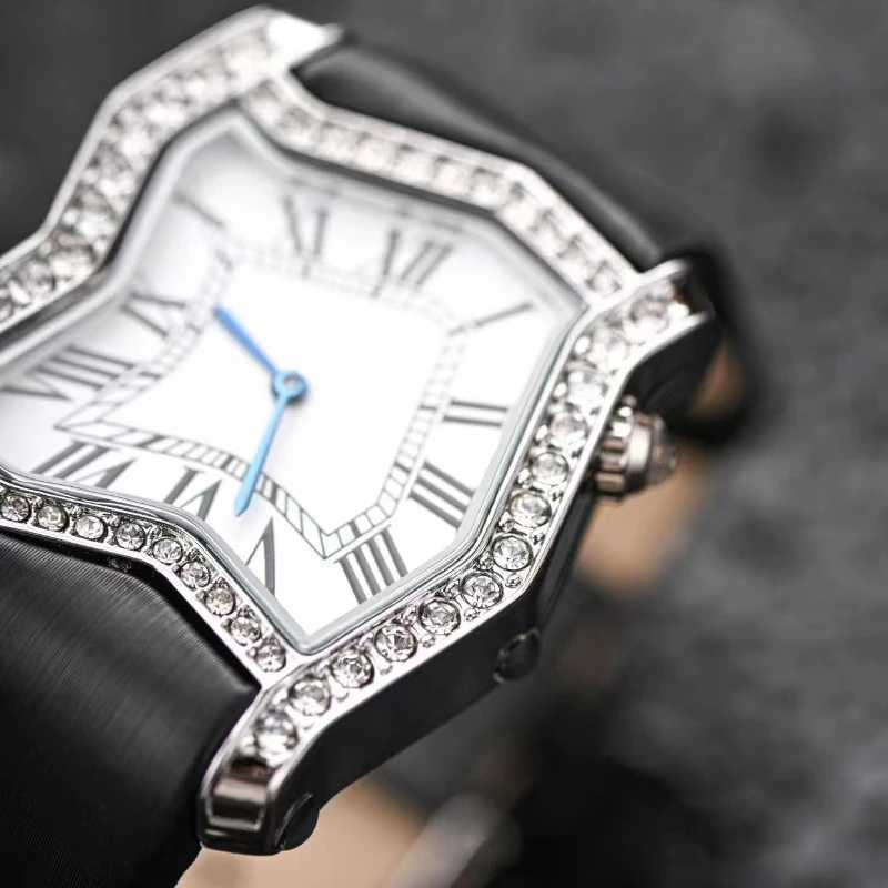 Mens Watches Original Alien Twisted Square Tank Style European and American Hip-hop Watches for Men W250724