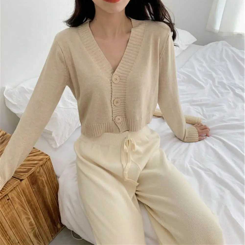 Cropped Women Spring Sweater Short Type Korean O-neck Knitted Sweaters Thin Cardigan Coats Crop Top cardigans pullover sweaters X250724