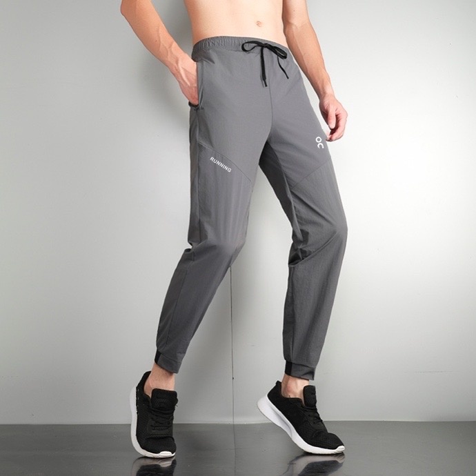 summer thin brand sweatpants mens pants with zipper pocket quick drying and breathable reflective logo designer pants running bottoms Long pants