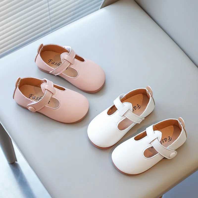 Toddler Girls Leather Shoes Princess Sweet Simple Classic Kids Leather Flats for Medium Girl Children Dress Shoes for Wedding XJ250724
