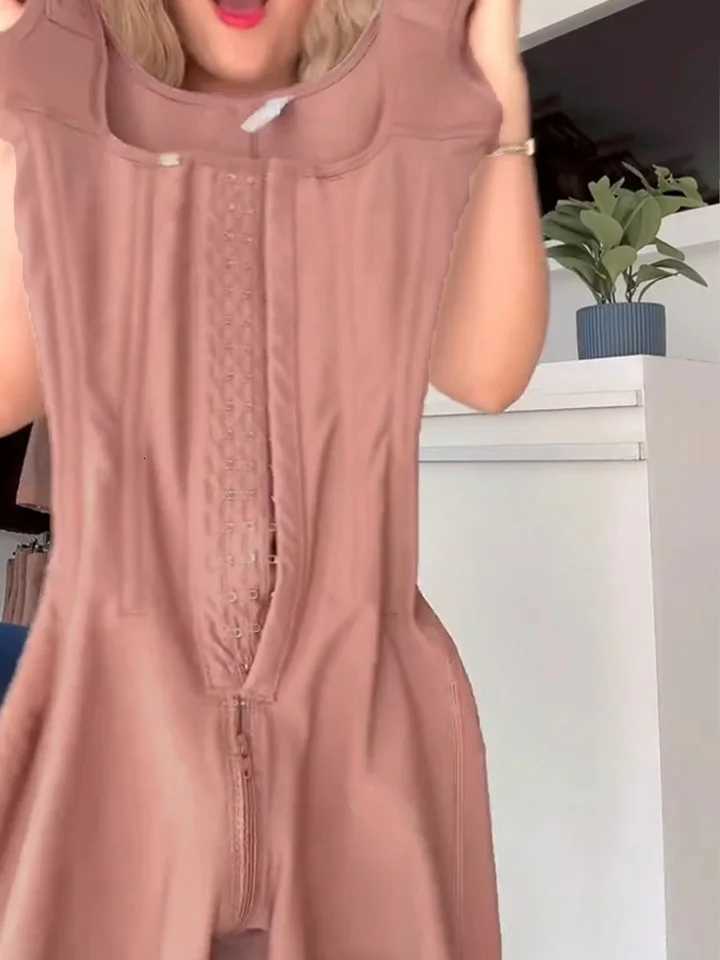 Colombian Firm Body Shapers Reducing and Shaping Girdles for Women Post Surgery Corset Butt Lifter Slimming Sheath W250724