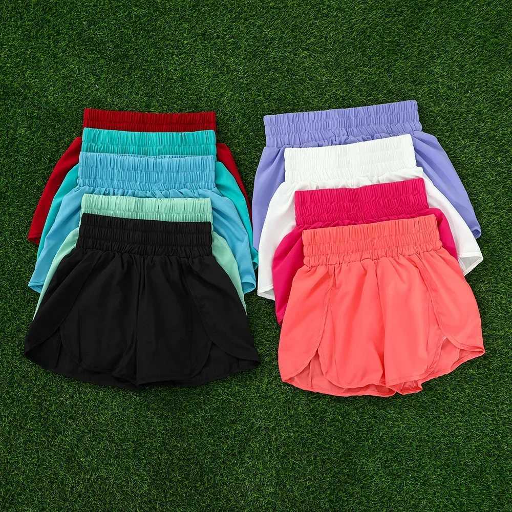 Womens Athletic Shorts High Waisted Running Shorts Pocket Sporty Short Gym Elastic Workout Shorts Chuidri XJ250724