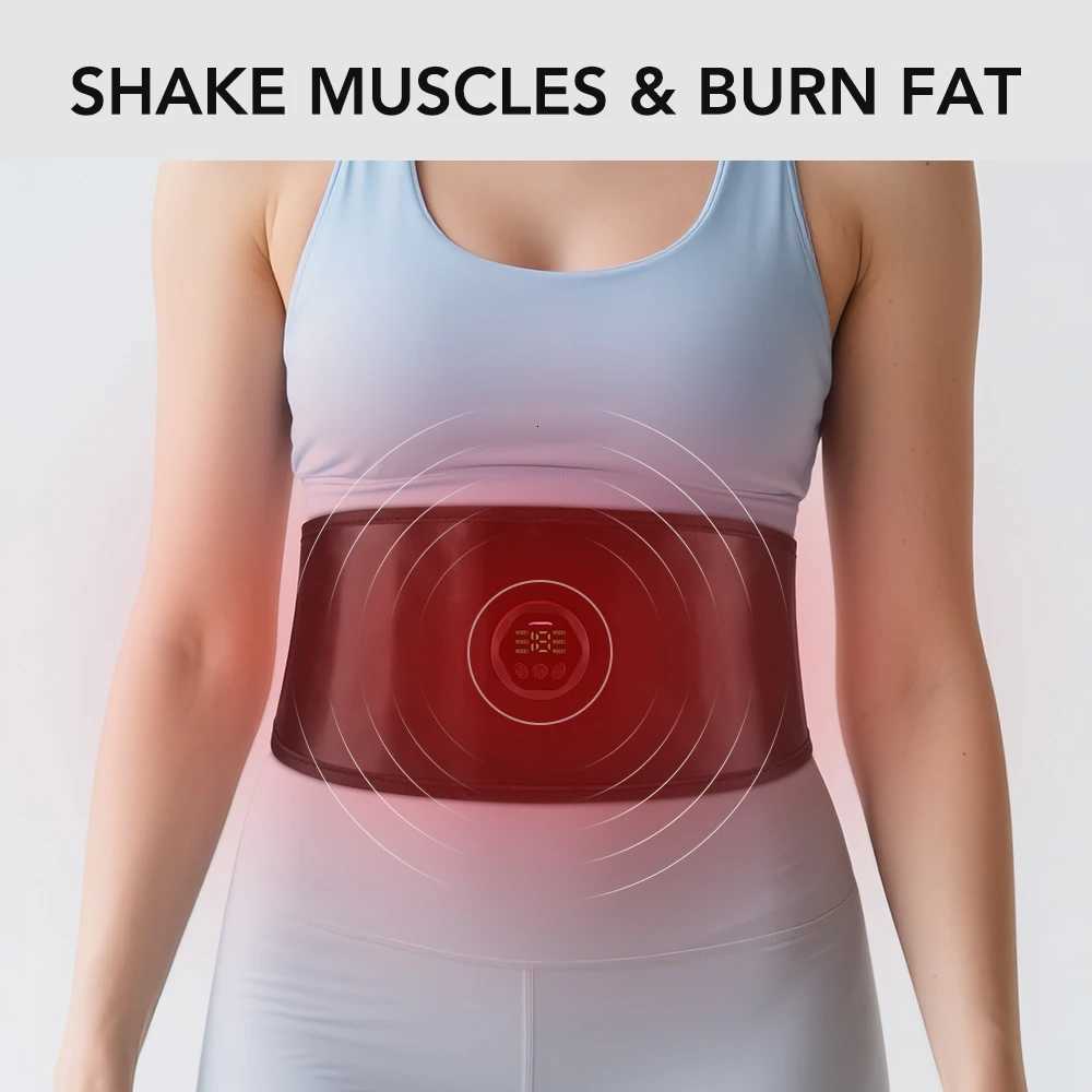 Slimming Waist Massager Electric Massage Belt Back Arm Hip Leg Muscle Relief Body Shaping Fitness Waist Massage Pads W250724