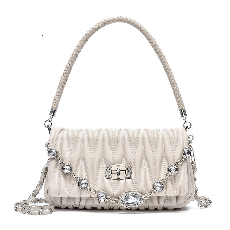 Designer Bag Luxury Bag Women's Bag Korean Fashion Bag 2025 Autumn Luxury Bag Winter New Casual Elegant Lock Handbag Small Square Bag Light Luxur