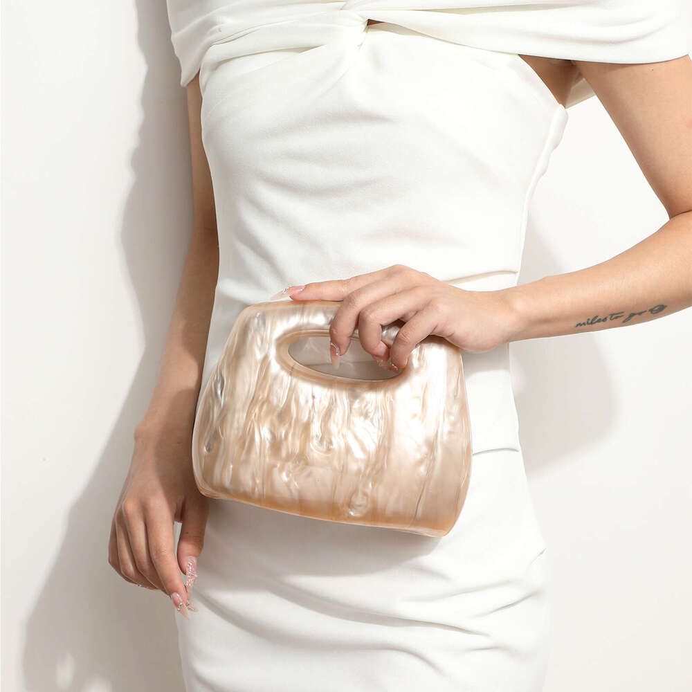 Designer Luxury Evening Diamond New Women's Marble Fashionable Elegant Evening Clutch Chain Shoulder Bag