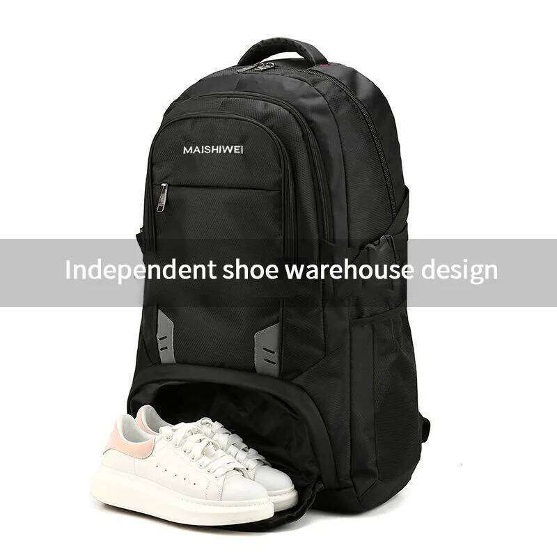 Men's 20-Inch Laptop 60 80 L Large Capacity For Men&Women Quality Business Backpack Oxford Travel Bag