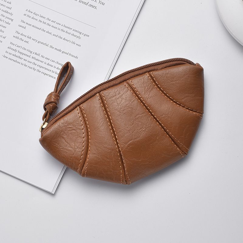 Retro Exquisite Hand-held Hanging Rope Women's Coin Wallet Free Shipping Designer Luxury Niche Mini Croissant Casual Key Bag Handbag