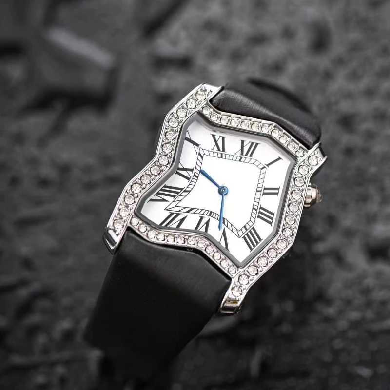 Mens Watches Original Alien Twisted Square Tank Style European and American Hip-hop Watches for Men W250724