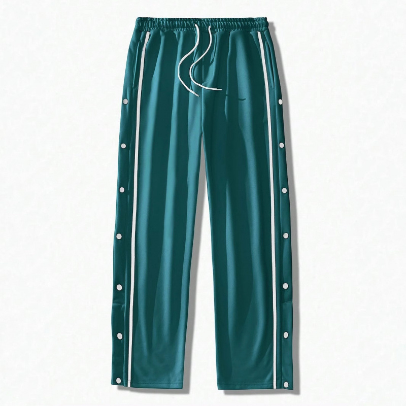 Free shipping designer pants for man Buckle casual pants high street trendy brand