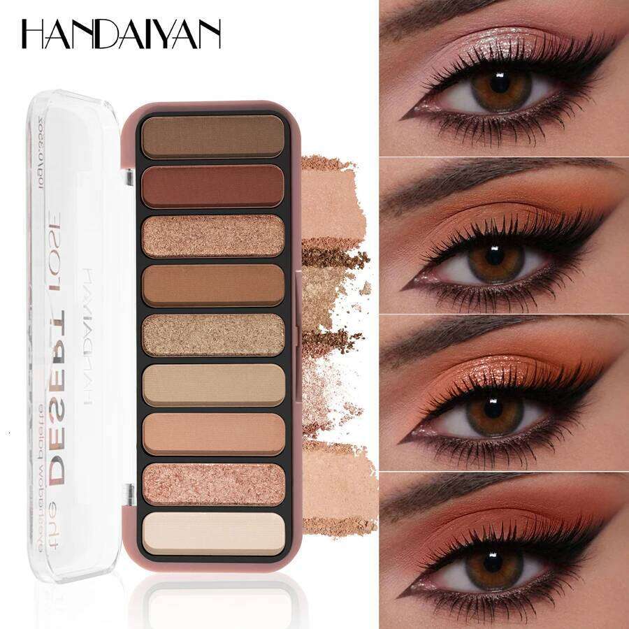9 Colors Eyeshadow with Glitter Shimmer and Finishes Makeup Palette Matte Large Ground Color Eye Shadow Plate X250723 X250724