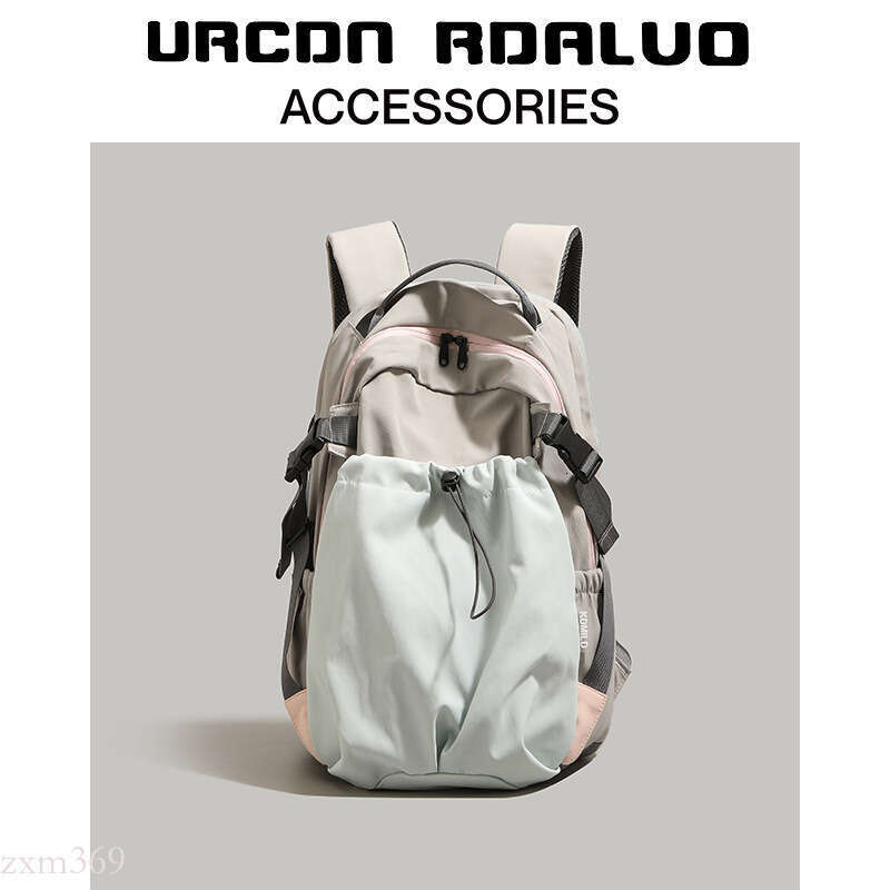 UR Nylon Fabric 2024 New Large Capacity Lightweight Backpack for Middle and High School Students Short Trip Travel