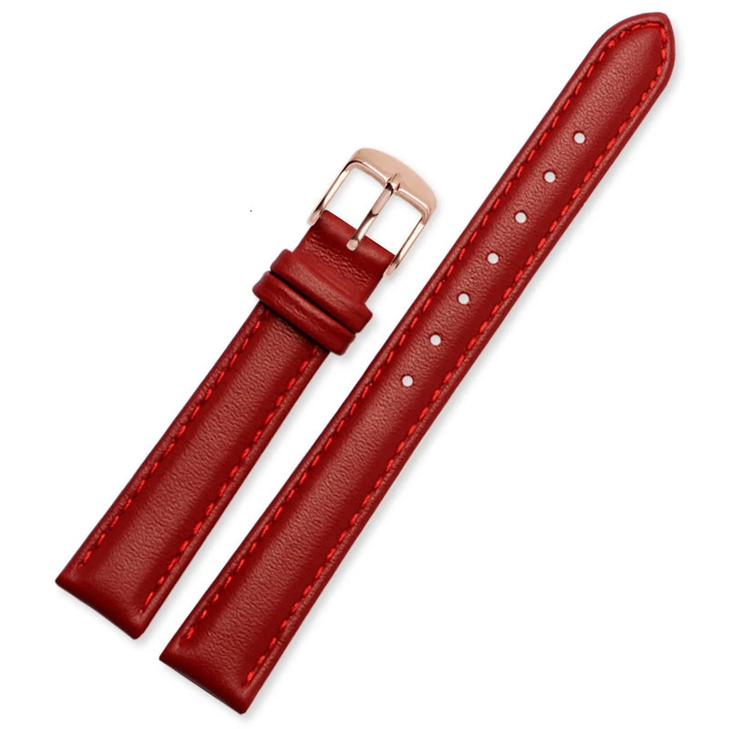 12mm 14mm 16mm 18mm 20mm Men Women cowhide Watch Band For Watch Strap Bracelet Accessories 250723