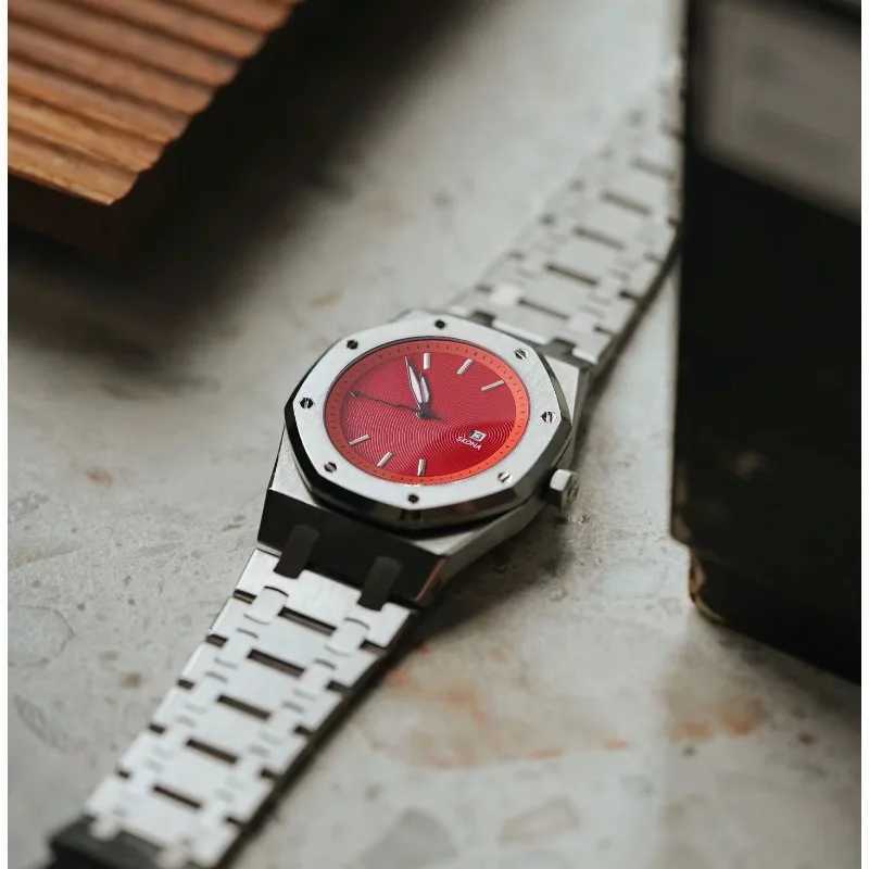 2025 New Mens Quartz Watch Stainless Steel Luminous Date Waterproof Fashion Sports Wristwatch Hot Sale Watch W250724