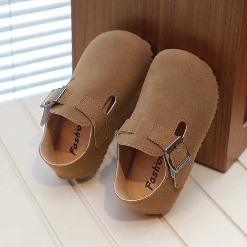 2024 Spring Autumn Childrens Casual Simple Mary Jane Shoes Versatile Non-slip Boys Girls Leather Shoes XJ250724