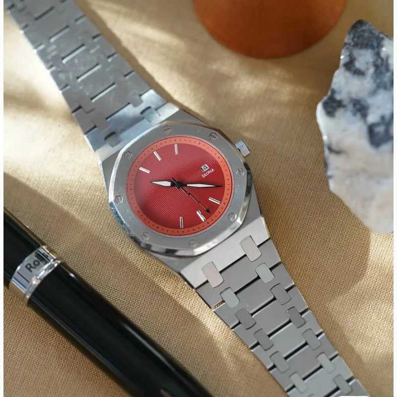 2025 New Mens Quartz Watch Stainless Steel Luminous Date Waterproof Fashion Sports Wristwatch Hot Sale Watch W250724